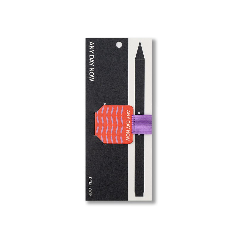 Any Day Now Pen Loop - Red and Purple