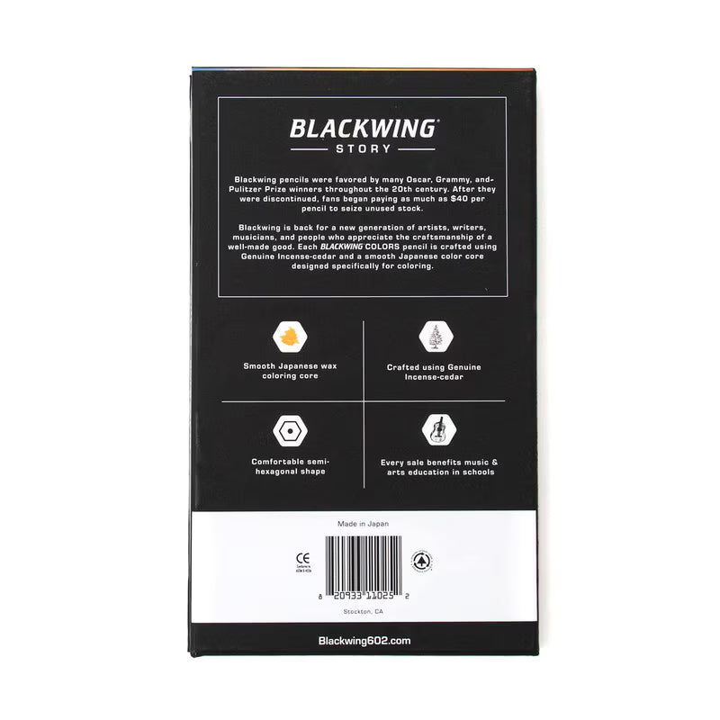 Blackwing Colour Pencils (Set of 12) - Multicolour