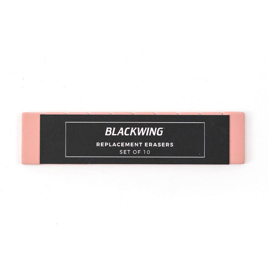 Blackwing Pencil Replacement Erasers - Pink (10-Pack)