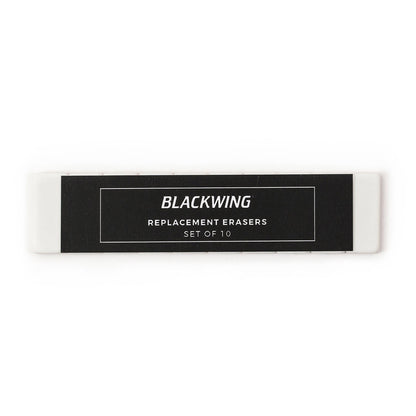 Blackwing Pencil Replacement Erasers - White (10-Pack)