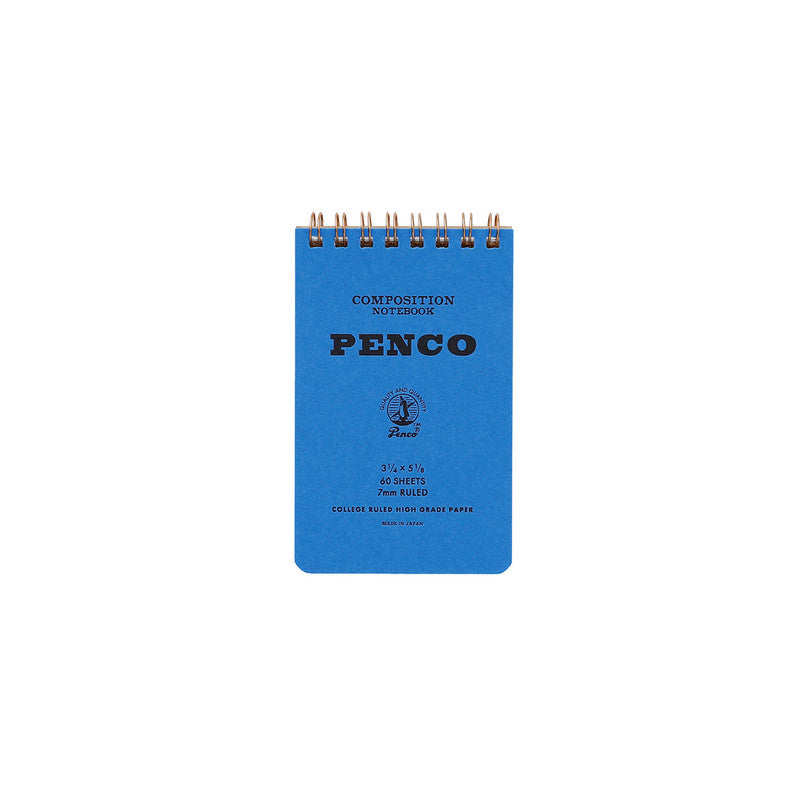 Penco Coil Notepad Small - Blue