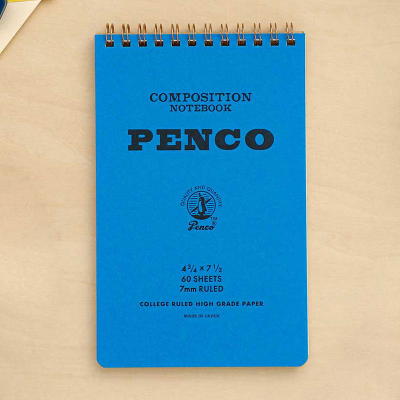 Penco Coil Notepad Small - Blue