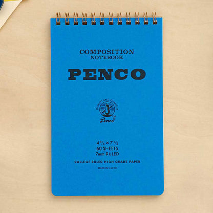 Penco Coil Notepad Small - Blue