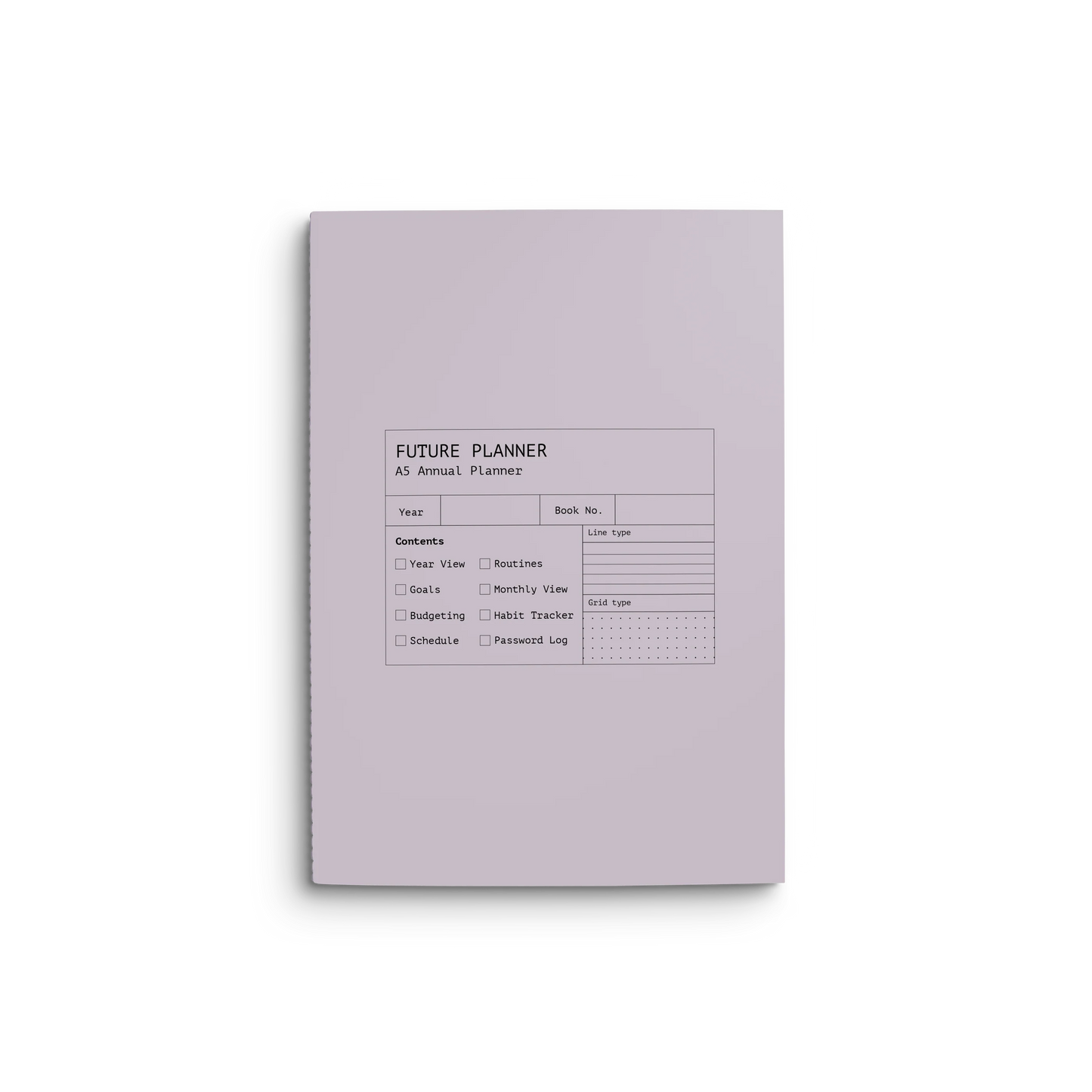 Creator's Friend Yearly Planner A5 - Oyster Grey