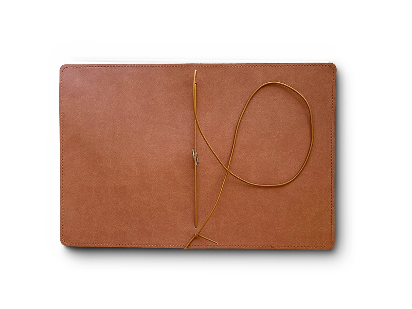 Creator's Friend Refillable Notebook Folio - Saddle Brown