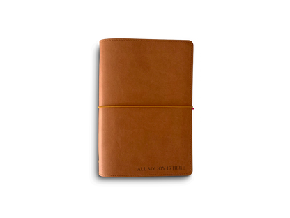 Creator's Friend Refillable Notebook Folio - Saddle Brown