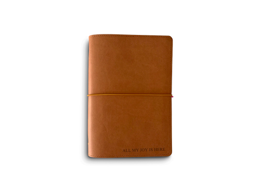 Creator's Friend Refillable Notebook Folio - Saddle Brown