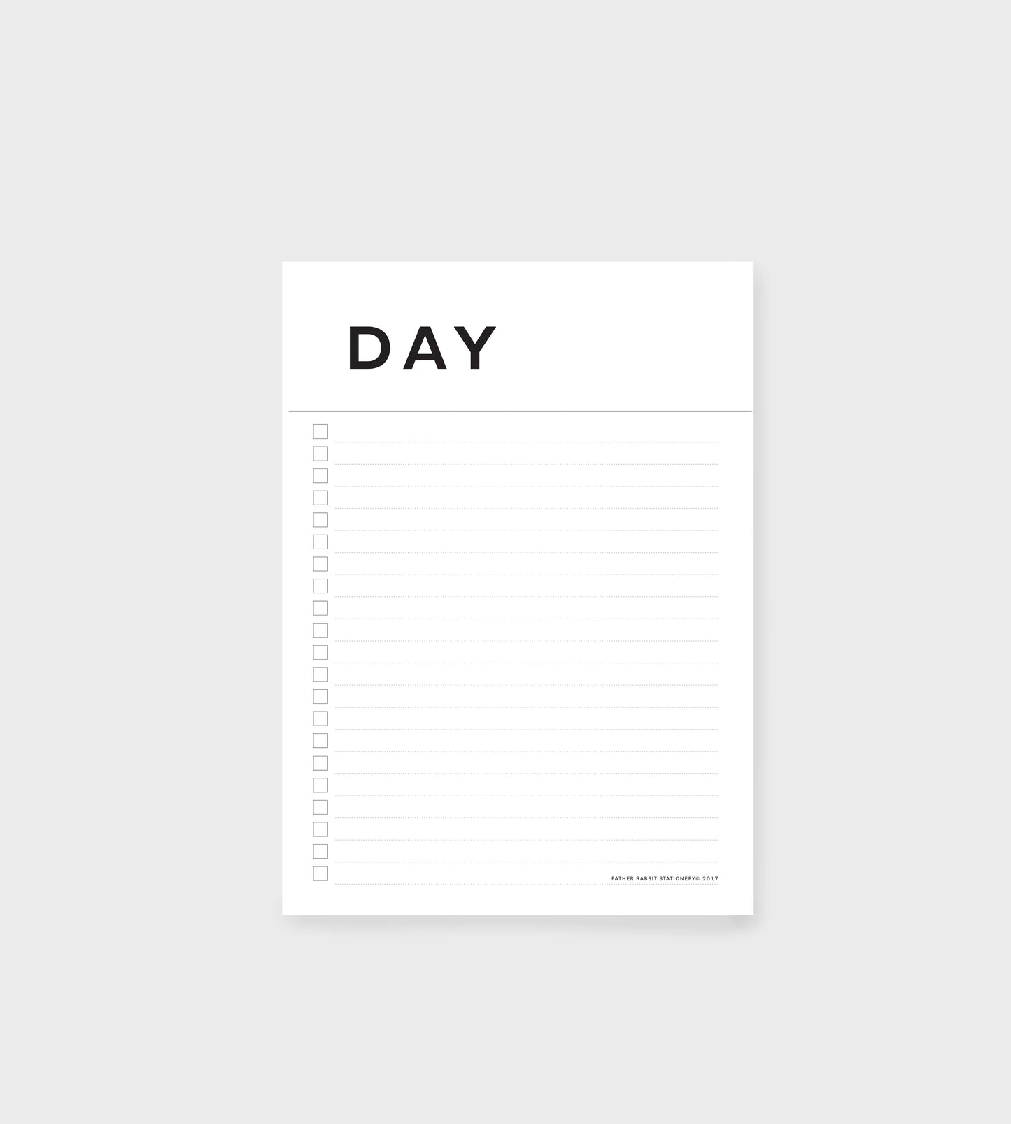 Father Rabbit Stationery A5 Day Planner