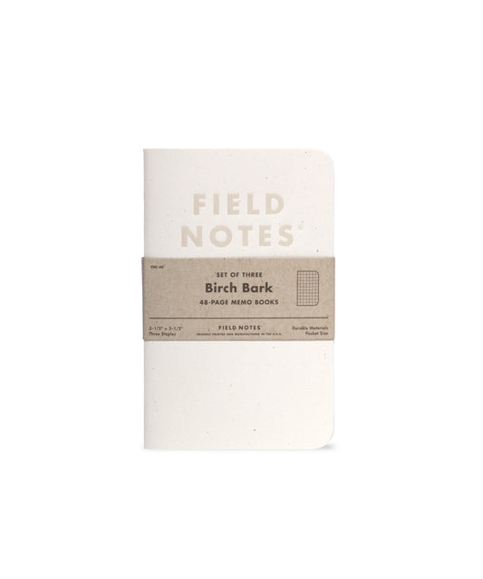 Field Notes Birch Bark Memo Book Graph (3-Pack)