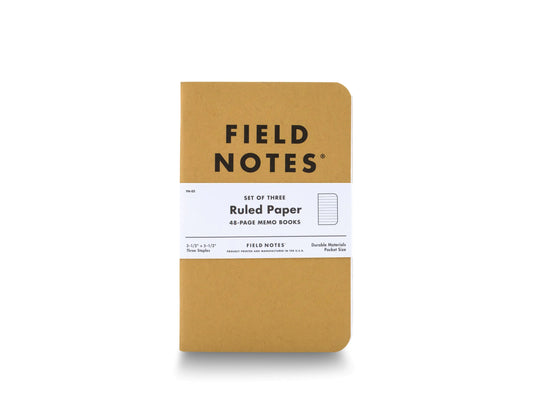 Field Notes Original Kraft Ruled (3-Pack)