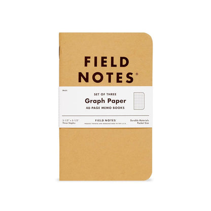 Field Notes Original Kraft Graph (3-Pack)