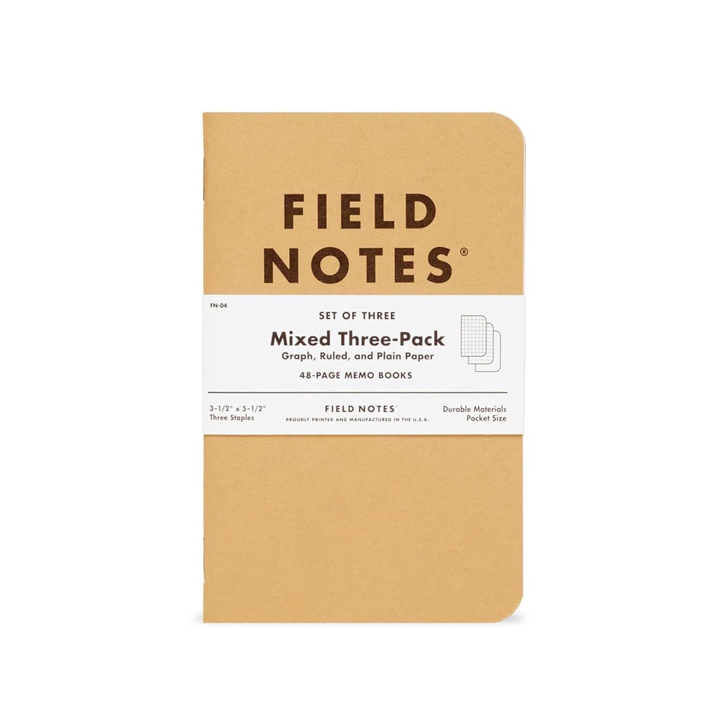 Field Notes Original Kraft Mixed (3-Pack)