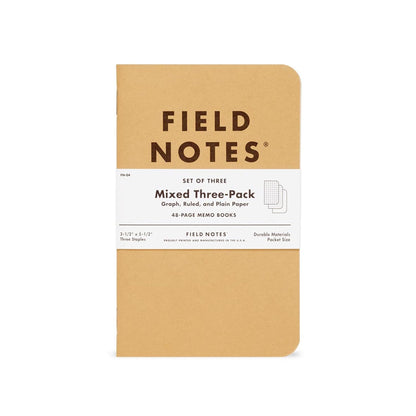 Field Notes Original Kraft Mixed (3-Pack)