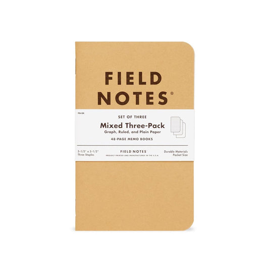 Field Notes Original Kraft Mixed (3-Pack)