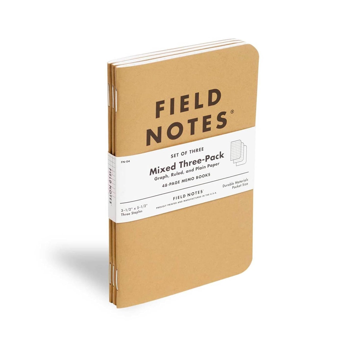 Field Notes Original Kraft Mixed (3-Pack)