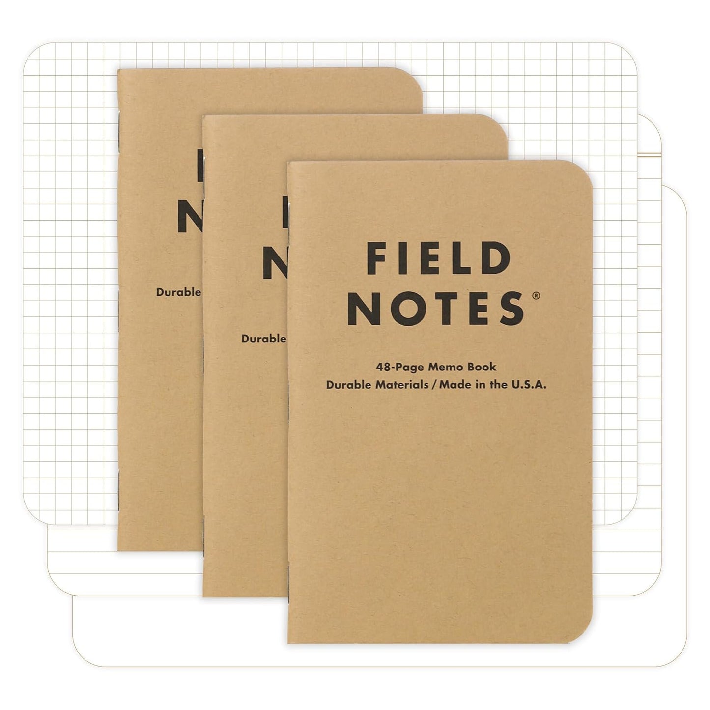 Field Notes Original Kraft Mixed (3-Pack)