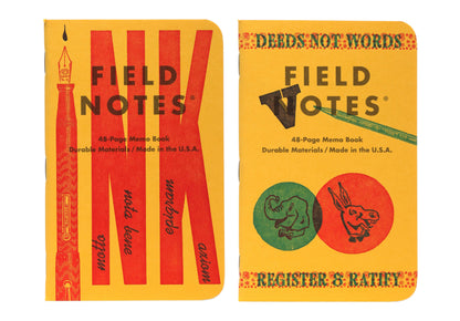 Field Notes United States of Letterpress (3-Pack)