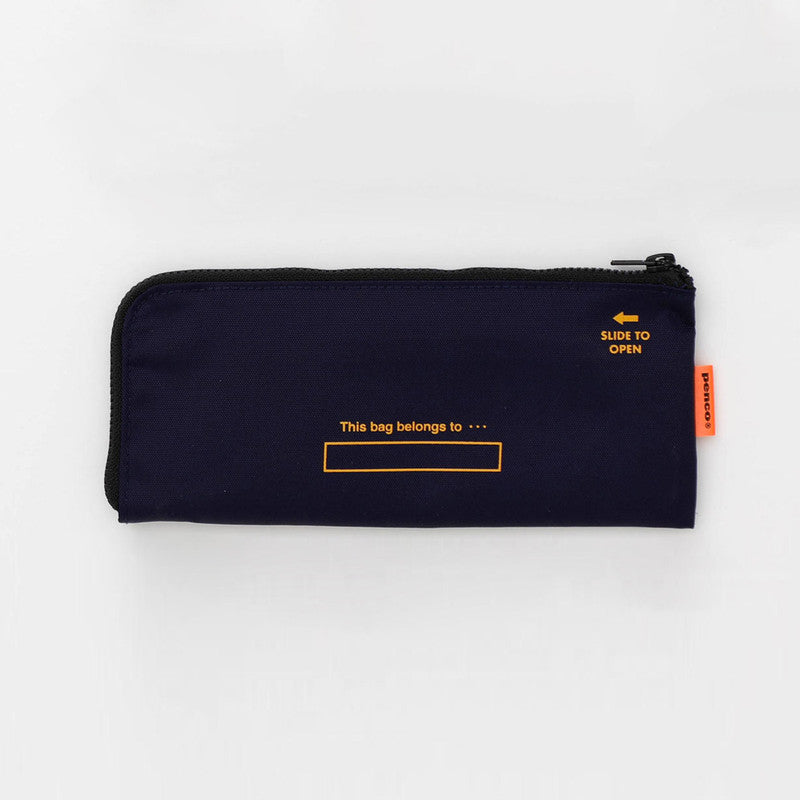 Penco Flat Pen/Pencil Case - Navy