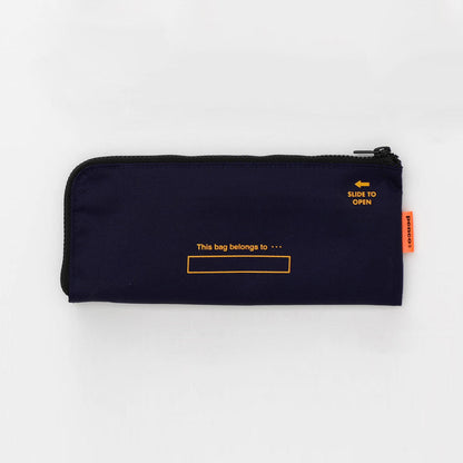 Penco Flat Pen/Pencil Case - Navy