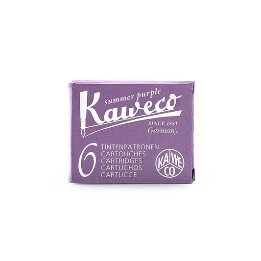 Kaweco Fountain Pen Ink Cartridges - Summer Purple (6-Pack)