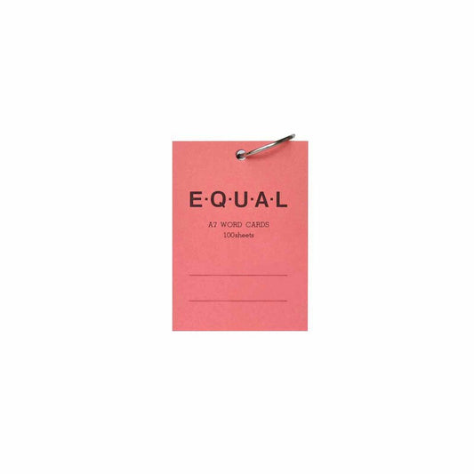 Life Stationery Japanese Paper Notepad Equal Memo Block Plain A7 - Red