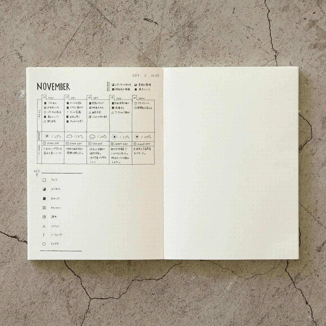 MD Notebook Journal Dot Grid A5