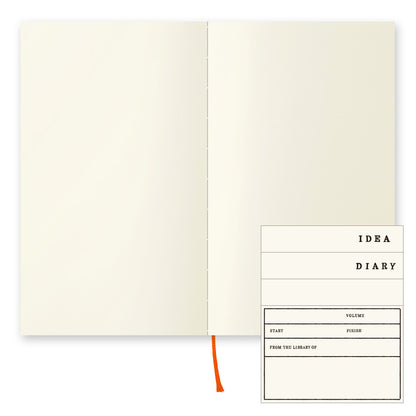 MD Notebook Blank Slim B6