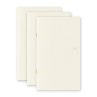 MD Notebook Light Blank Slim B6 (3-Pack)