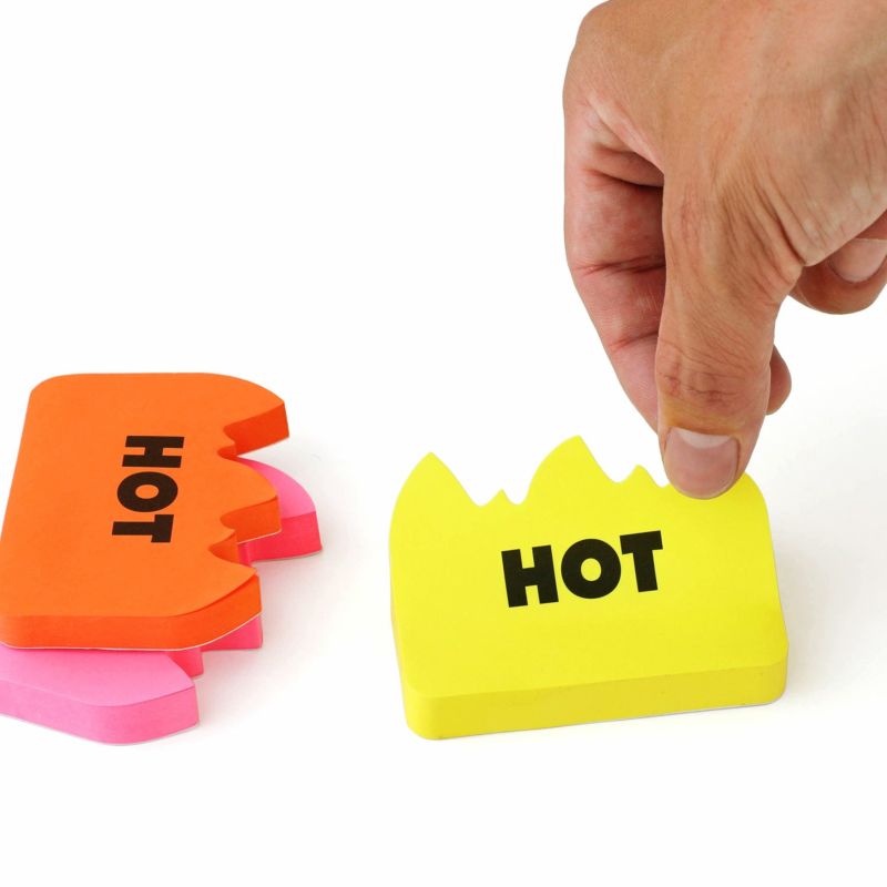 Penco Hot Flame Sticky Notes - Pink