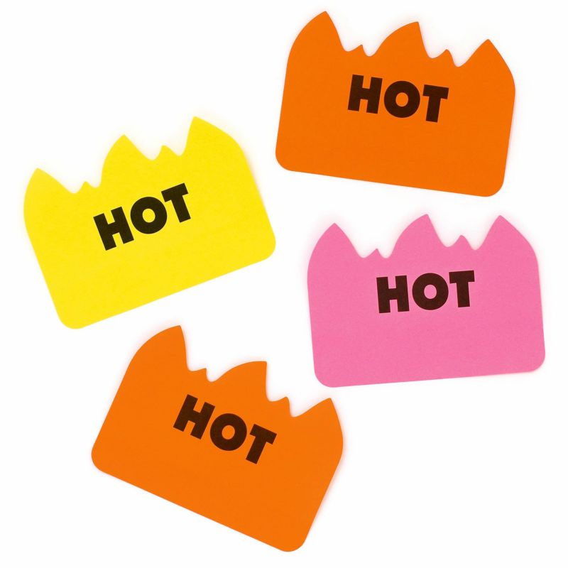 Penco Hot Flame Sticky Notes - Pink