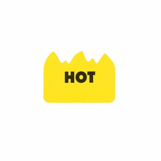 Penco Hot Flame Sticky Notes - Yellow