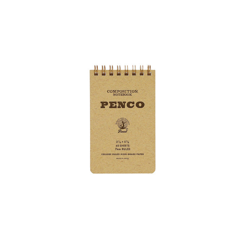 Penco Coil Notepad Small - Natural