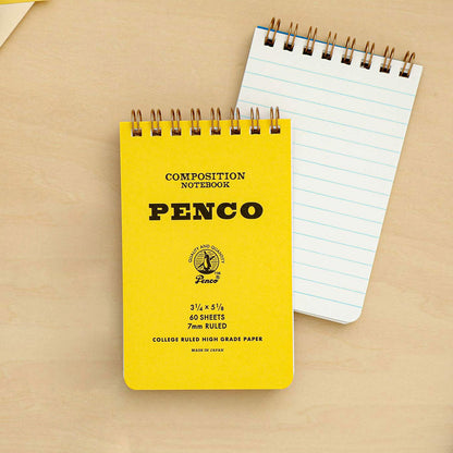 Penco Coil Notepad Small - Yellow