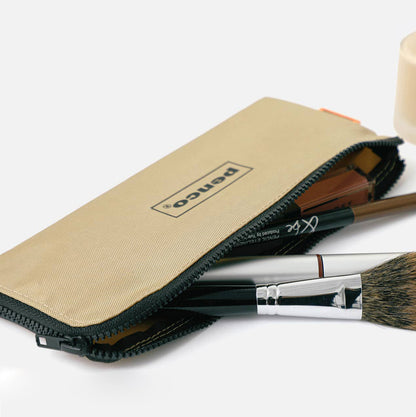 Penco Flat Pen/Pencil Case - Beige