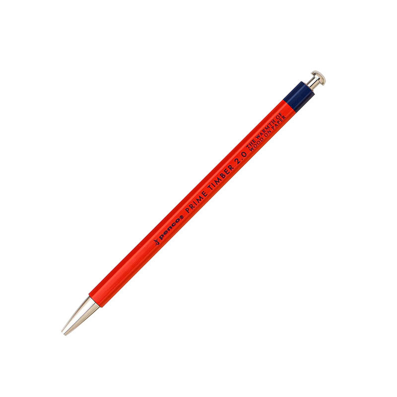 Penco Prime Timber Mechanical Pencil - Red