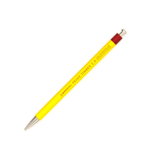 Penco Prime Timber Mechanical Pencil - Yellow