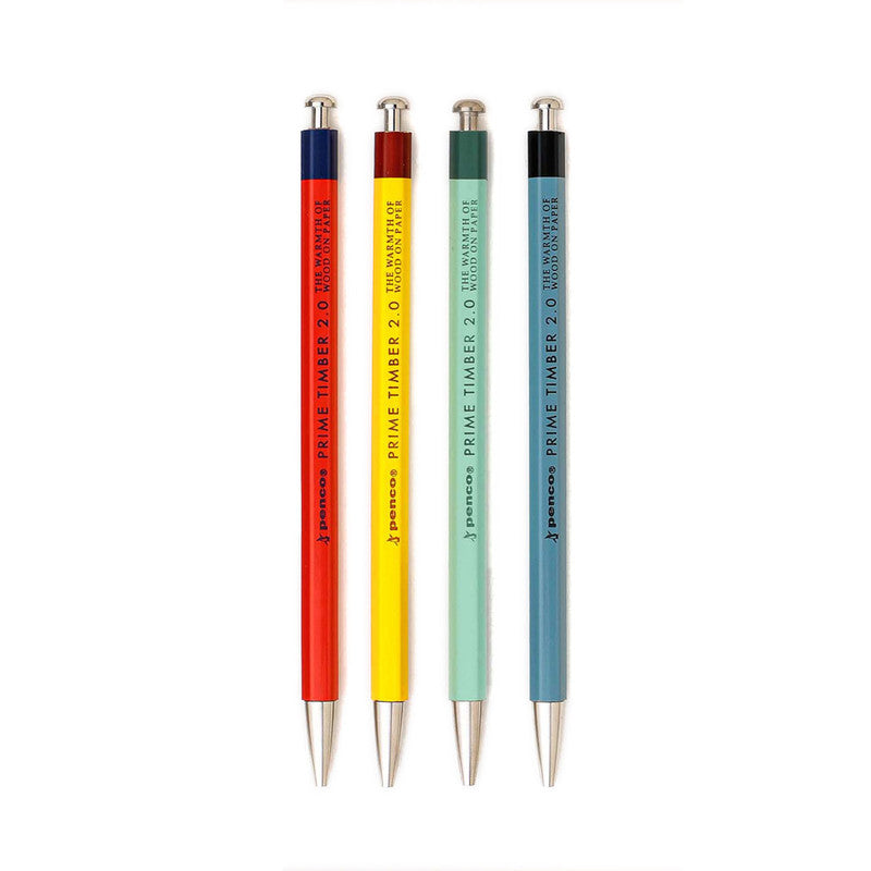 Penco Prime Timber Mechanical Pencil - Yellow