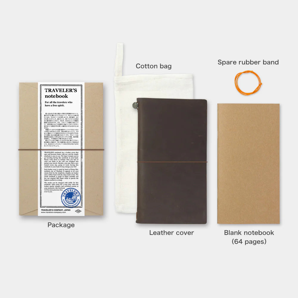 TRAVELER'S Notebook Starter Kit (Regular) - Brown